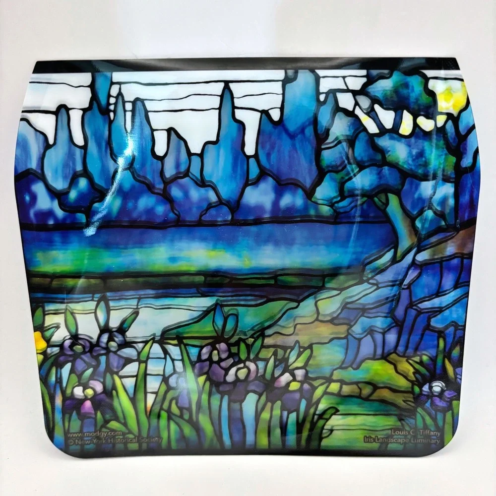 Modgy Luminary Lanterns Louis C Tiffany Iris Landscape 4pk Floating LED Candles